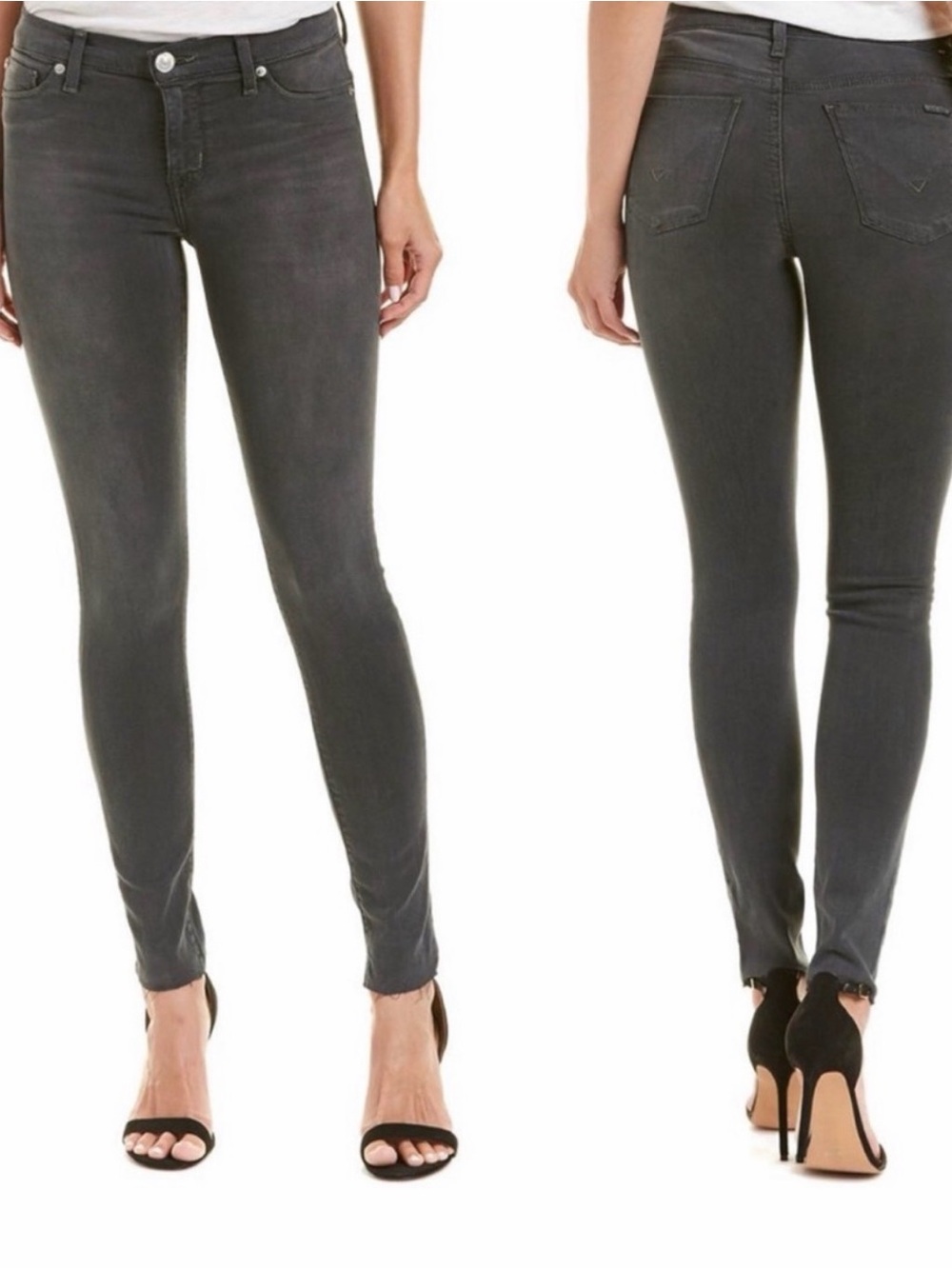 Hudson Jeans Women's Charcoal Gray Skinny Jeans